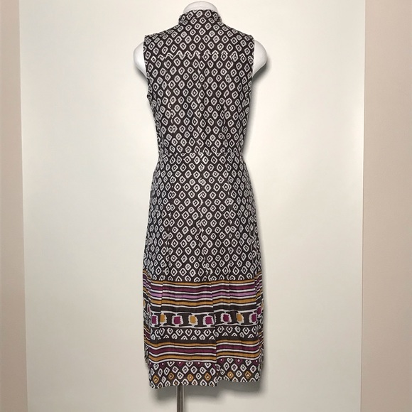 CHARTER CLUB 100% Cotton Button Front Midi Dress - Picture 6 of 7